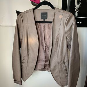 DYNAMITE - brown leather jacket